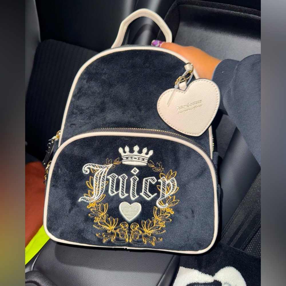 Brand new Juicy Velour black backpack